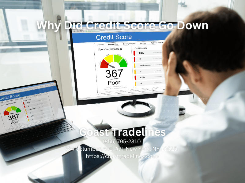 why credit scores drop